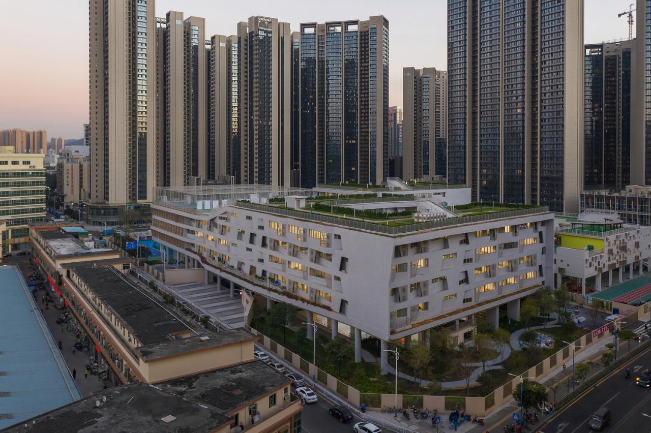 BIM建筑|深圳市宝安区上星学校 / 第伍建筑 BIM建筑|深圳市宝安区上星学校 / 第伍建筑