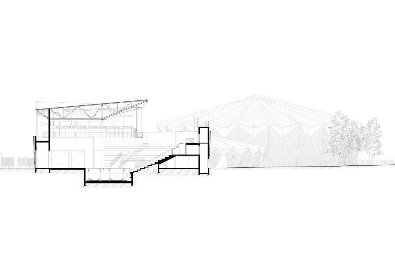 BIM建筑|马戏团式建筑,Domaine de Bayssan 剧院 / K architectures BIM建筑|马戏团式建筑,Domaine de Bayssan 剧院 / K architectures
