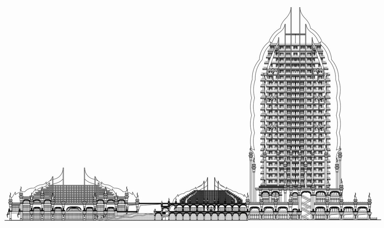 BIM建筑|雨林里的“繁花”:西双版纳景兰国际会议度假酒店 / 纲亚建筑+本土实践(广州) BIM建筑|雨林里的“繁花”:西双版纳景兰国际会议度假酒店 / 纲亚建筑+本土实践(广州)