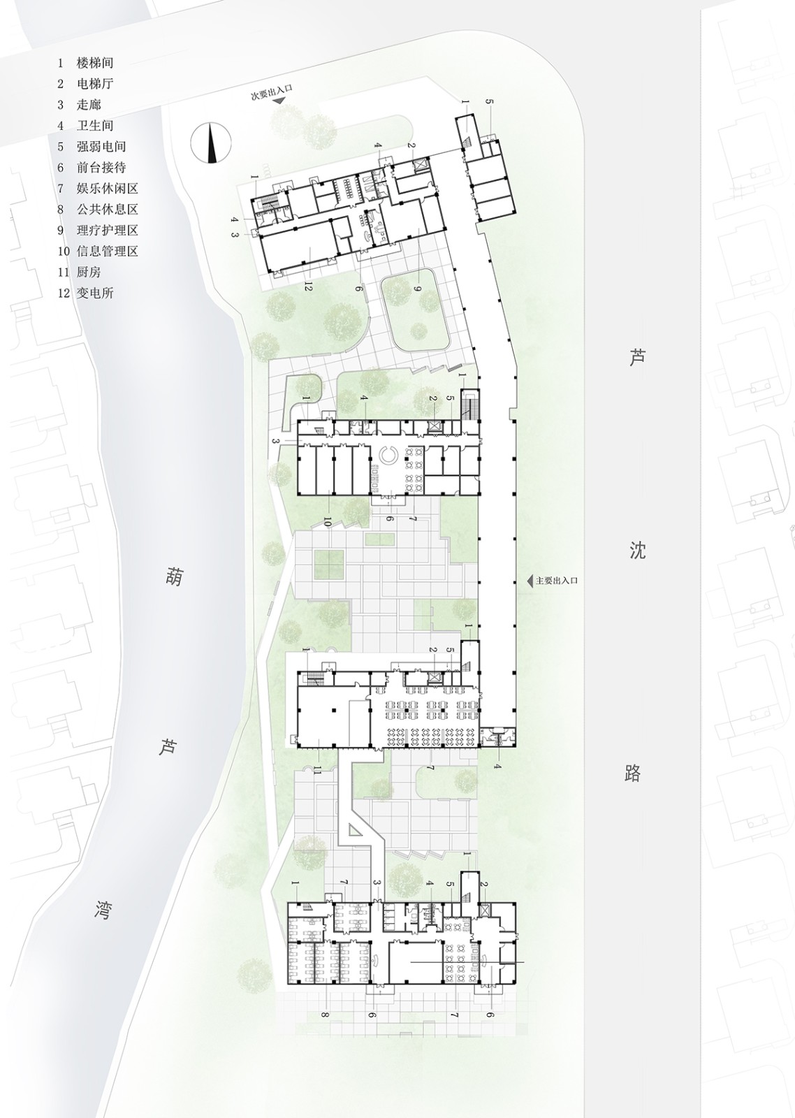 BIM建筑|赵巷康宁养护院建筑设计—这里欢迎自由的老灵魂 / 上海久利建筑事务所 BIM建筑|赵巷康宁养护院建筑设计—这里欢迎自由的老灵魂 / 上海久利建筑事务所