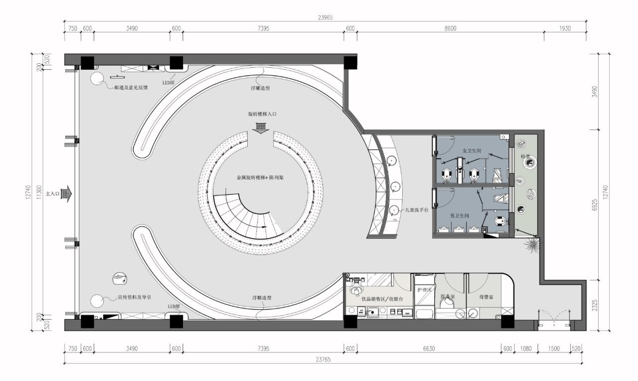 BIM建筑|时代共生:朱紫坊历史古厝中的“现代白” / 平衡空间设计 BIM建筑|时代共生:朱紫坊历史古厝中的“现代白” / 平衡空间设计