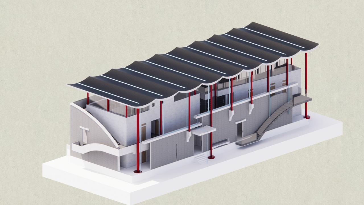 BIM建筑|雨屋 / 来建筑设计工作室 BIM建筑|雨屋 / 来建筑设计工作室