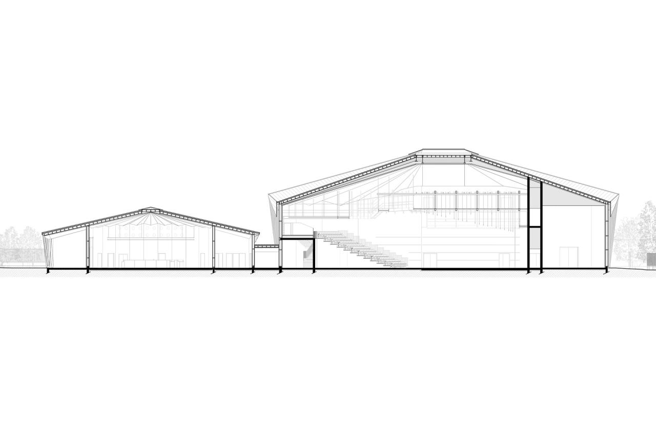 BIM建筑|马戏团式建筑,Domaine de Bayssan 剧院 / K architectures BIM建筑|马戏团式建筑,Domaine de Bayssan 剧院 / K architectures