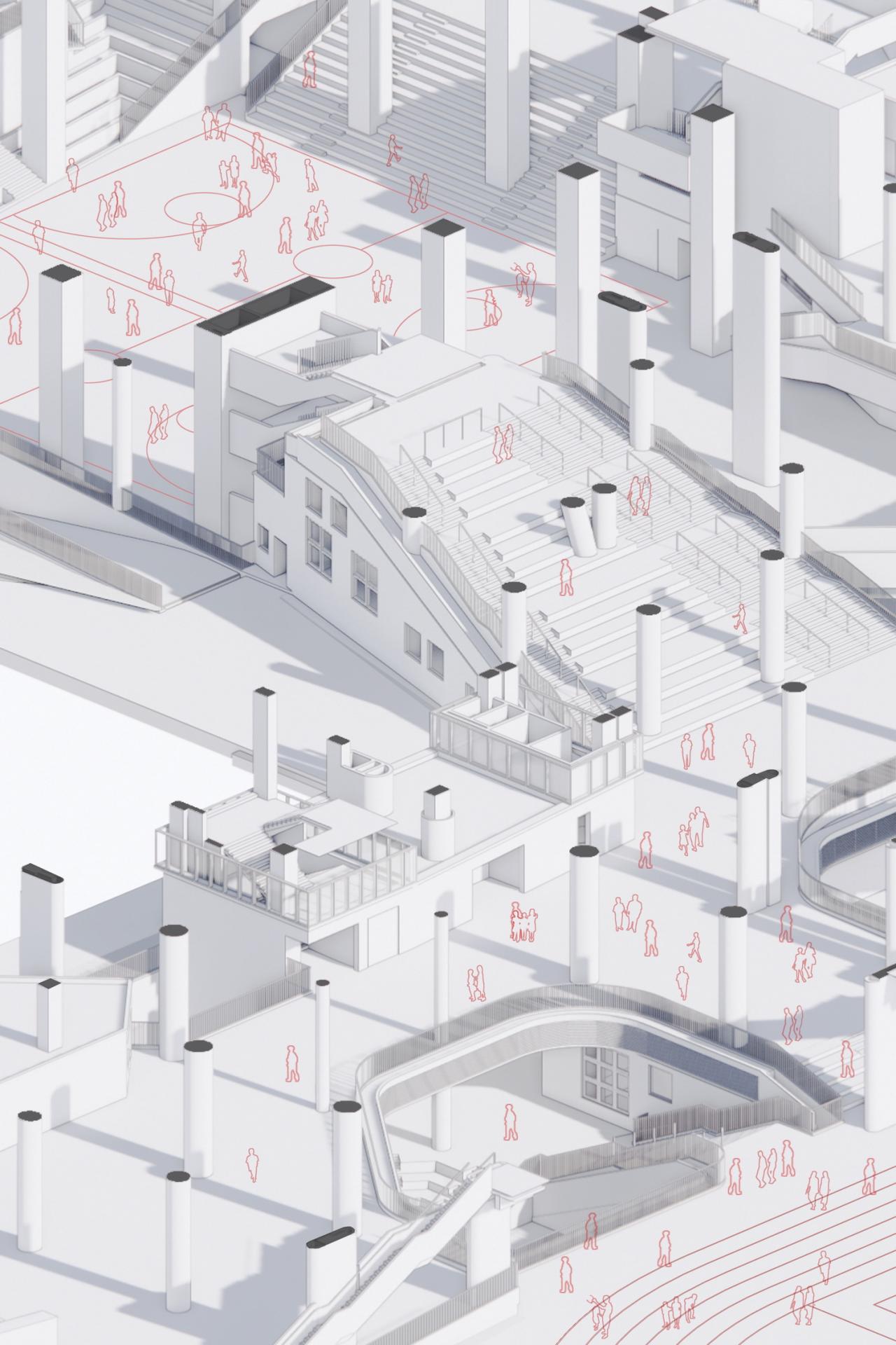 BIM建筑|深圳市宝安区上星学校 / 第伍建筑 BIM建筑|深圳市宝安区上星学校 / 第伍建筑