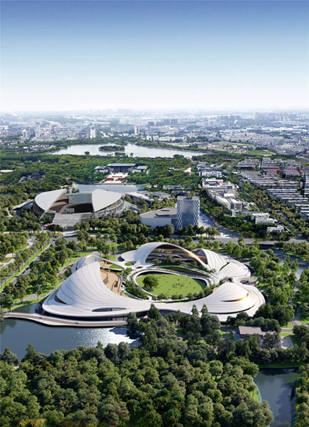BIM建筑|MAD设计嘉兴市民中心 BIM建筑|MAD设计嘉兴市民中心