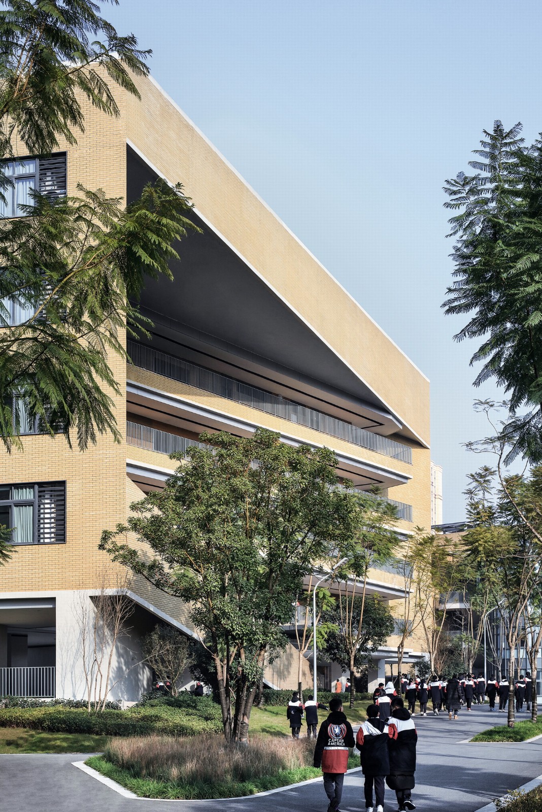 BIM建筑|西南大学附属中学两江校区:消失的高密度校园 / gad BIM建筑|西南大学附属中学两江校区:消失的高密度校园 / gad