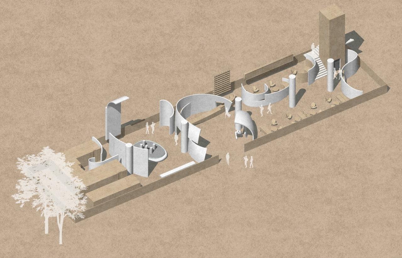 BIM建筑|鸿安丽苑售楼中心 / 正方良行设计 BIM建筑|鸿安丽苑售楼中心 / 正方良行设计