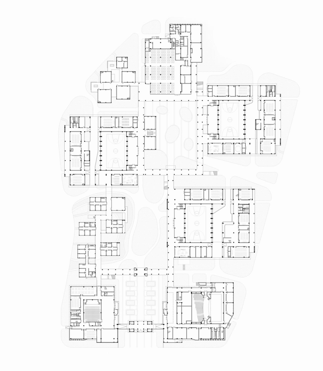 BIM建筑|树下问道,山间筑园 ——乐清市荆山公学 / 浙江大学建筑设计研究院有限公司 BIM建筑|树下问道,山间筑园 ——乐清市荆山公学 / 浙江大学建筑设计研究院有限公司