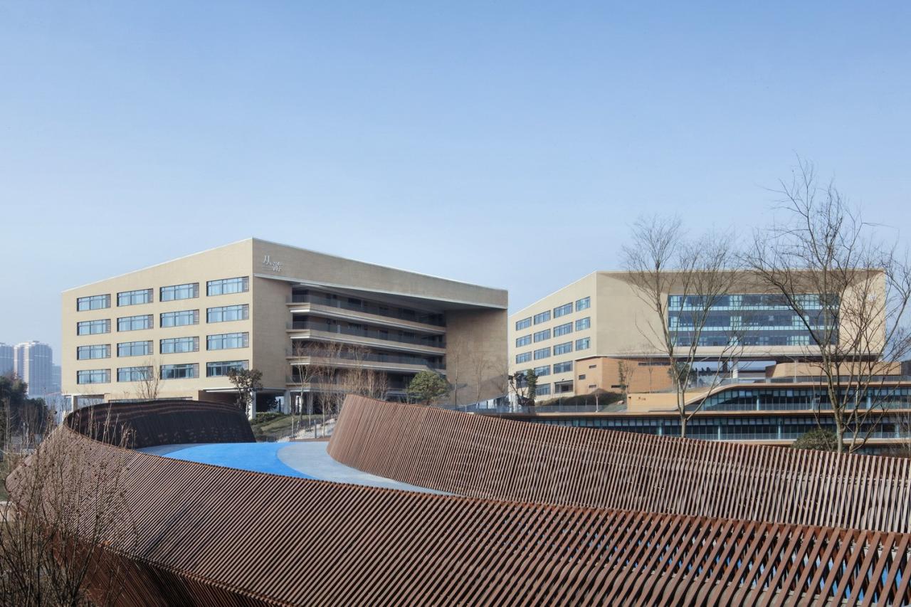 BIM建筑|西南大学附属中学两江校区:消失的高密度校园 / gad BIM建筑|西南大学附属中学两江校区:消失的高密度校园 / gad