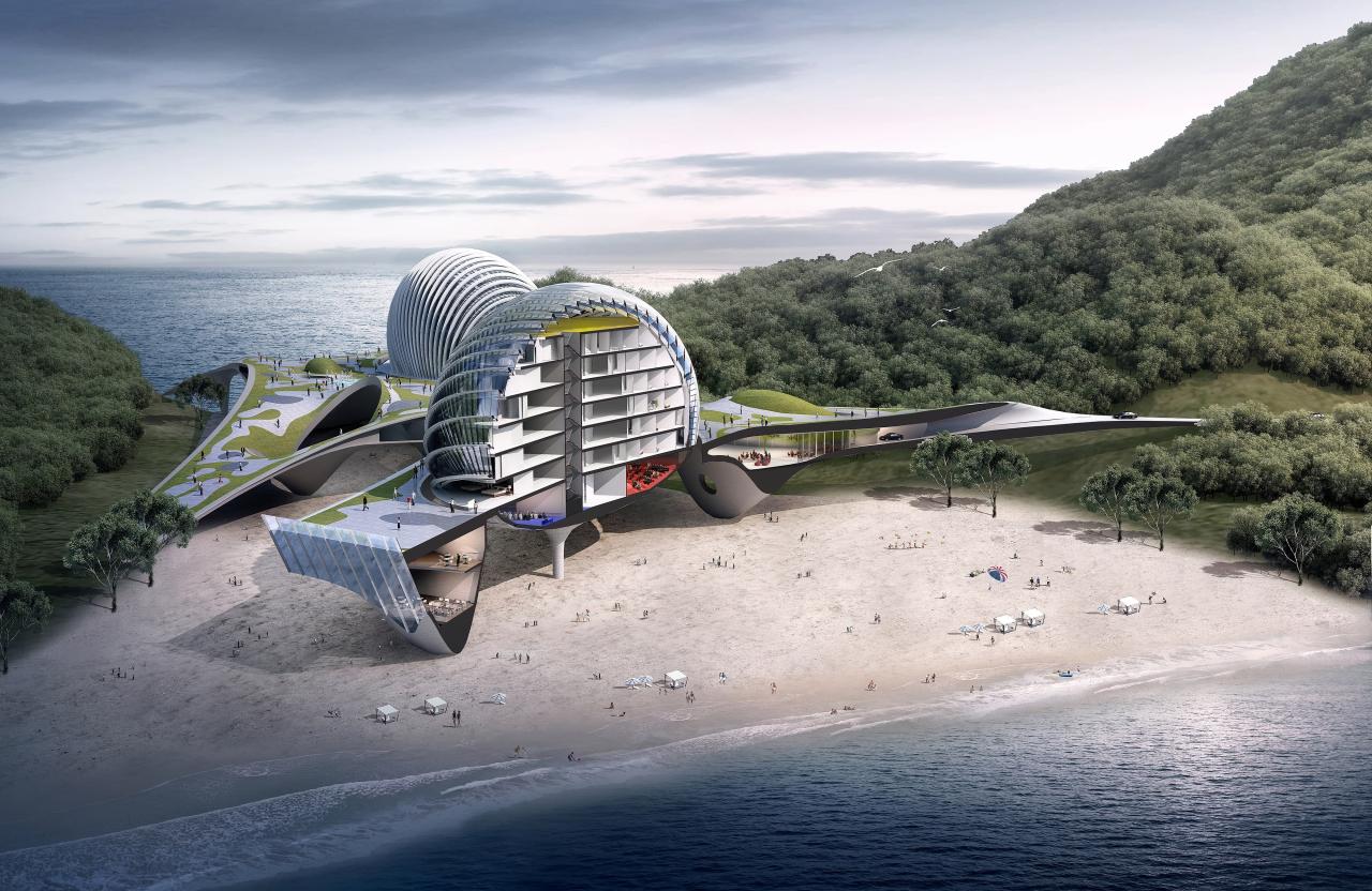 BIM建筑|海蛞蝓酒店 / SpActrum BIM建筑|海蛞蝓酒店 / SpActrum