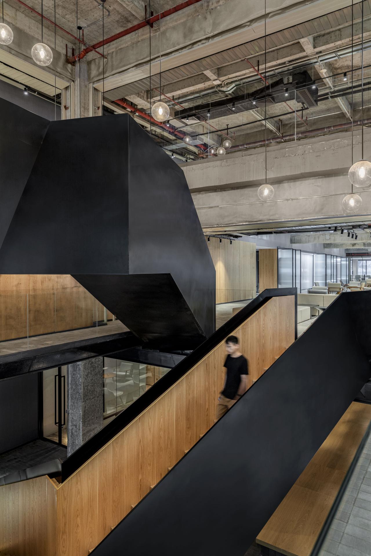 BIM建筑|将悬浮会议室引入移卡办公空间 / JSPA Design BIM建筑|将悬浮会议室引入移卡办公空间 / JSPA Design