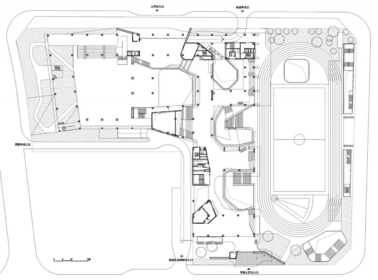 BIM建筑|深圳市宝安区上星学校 / 第伍建筑 BIM建筑|深圳市宝安区上星学校 / 第伍建筑