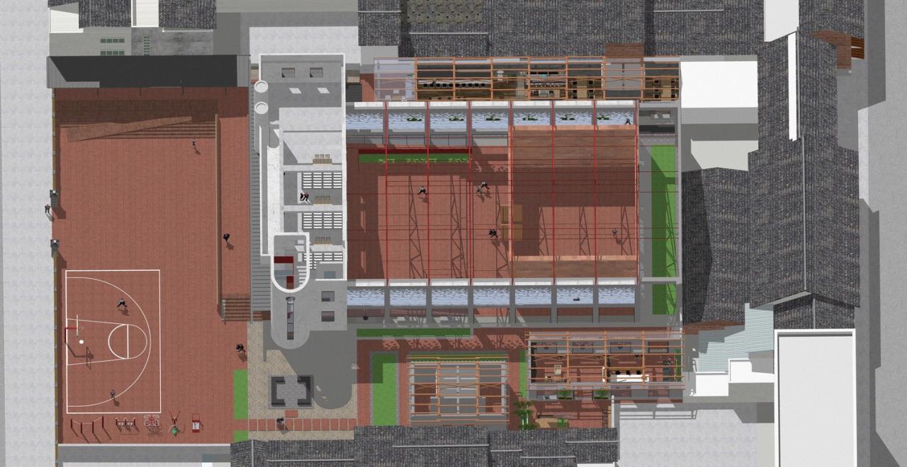 BIM建筑|扎根!生长!——邛崃市平乐古镇剧场改造 / 厚石设计 BIM建筑|扎根!生长!——邛崃市平乐古镇剧场改造 / 厚石设计