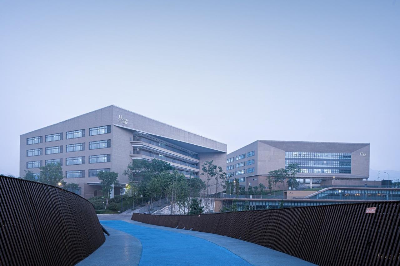 BIM建筑|西南大学附属中学两江校区:消失的高密度校园 / gad BIM建筑|西南大学附属中学两江校区:消失的高密度校园 / gad