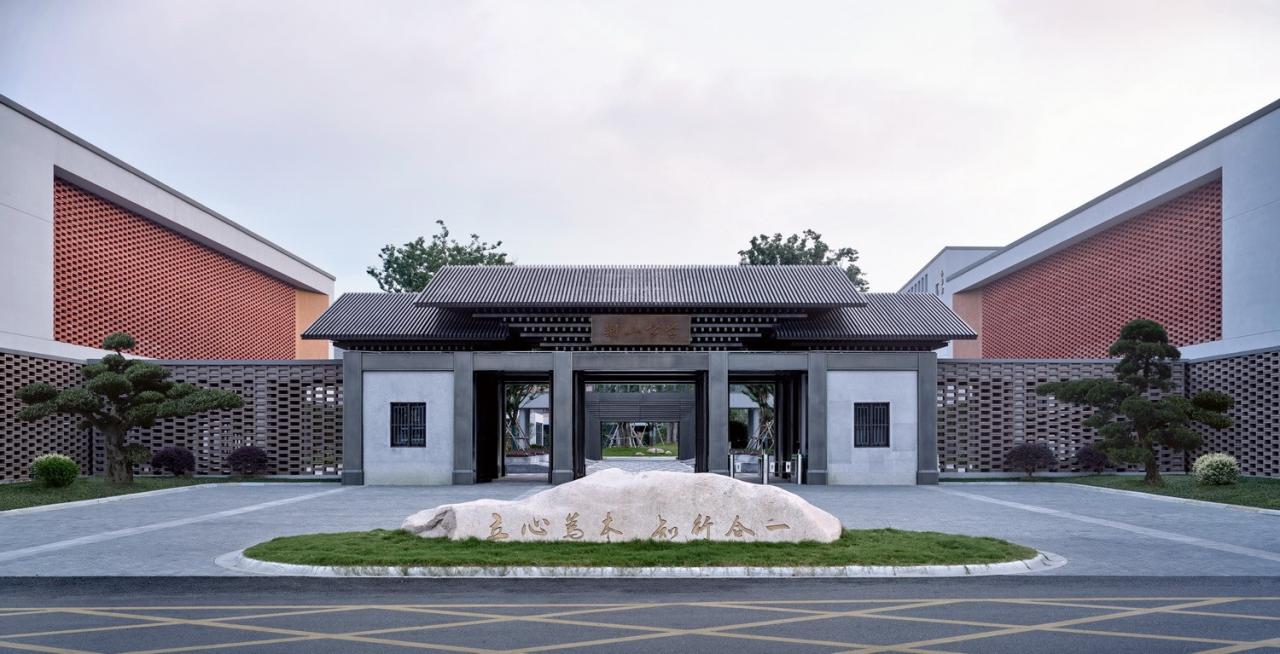 BIM建筑|树下问道,山间筑园 ——乐清市荆山公学 / 浙江大学建筑设计研究院有限公司 BIM建筑|树下问道,山间筑园 ——乐清市荆山公学 / 浙江大学建筑设计研究院有限公司