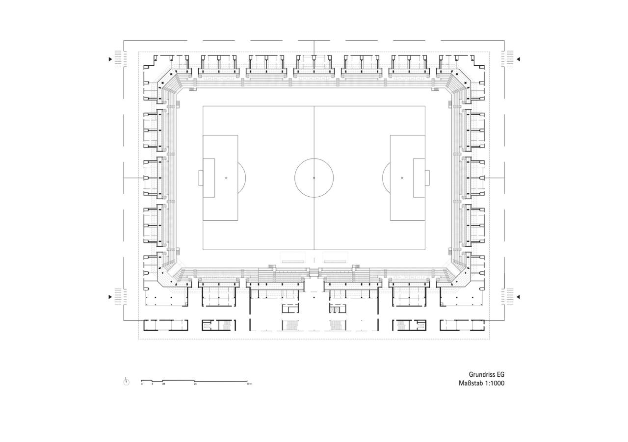 BIM建筑|卢森堡足球橄榄球体育场 / gmp Architects BIM建筑|卢森堡足球橄榄球体育场 / gmp Architects