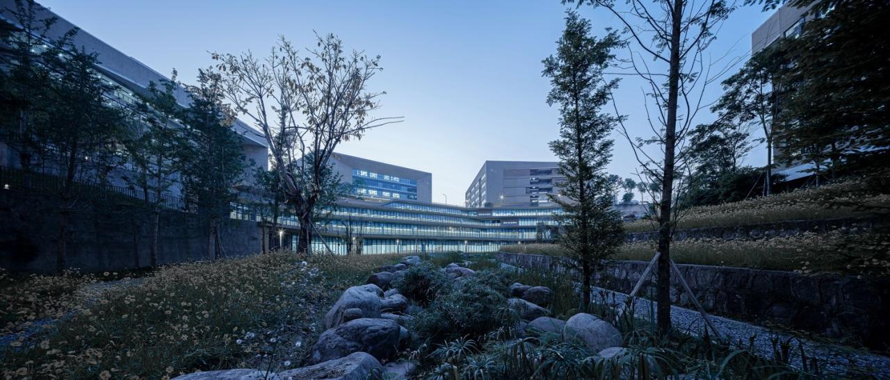 BIM建筑|西南大学附属中学两江校区:消失的高密度校园 / gad BIM建筑|西南大学附属中学两江校区:消失的高密度校园 / gad