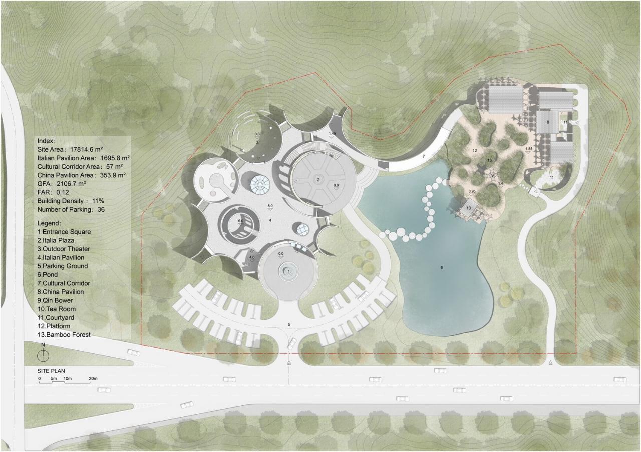 BIM建筑|中意文化艺术交流中心之中华馆 / aoe事建组 BIM建筑|中意文化艺术交流中心之中华馆 / aoe事建组