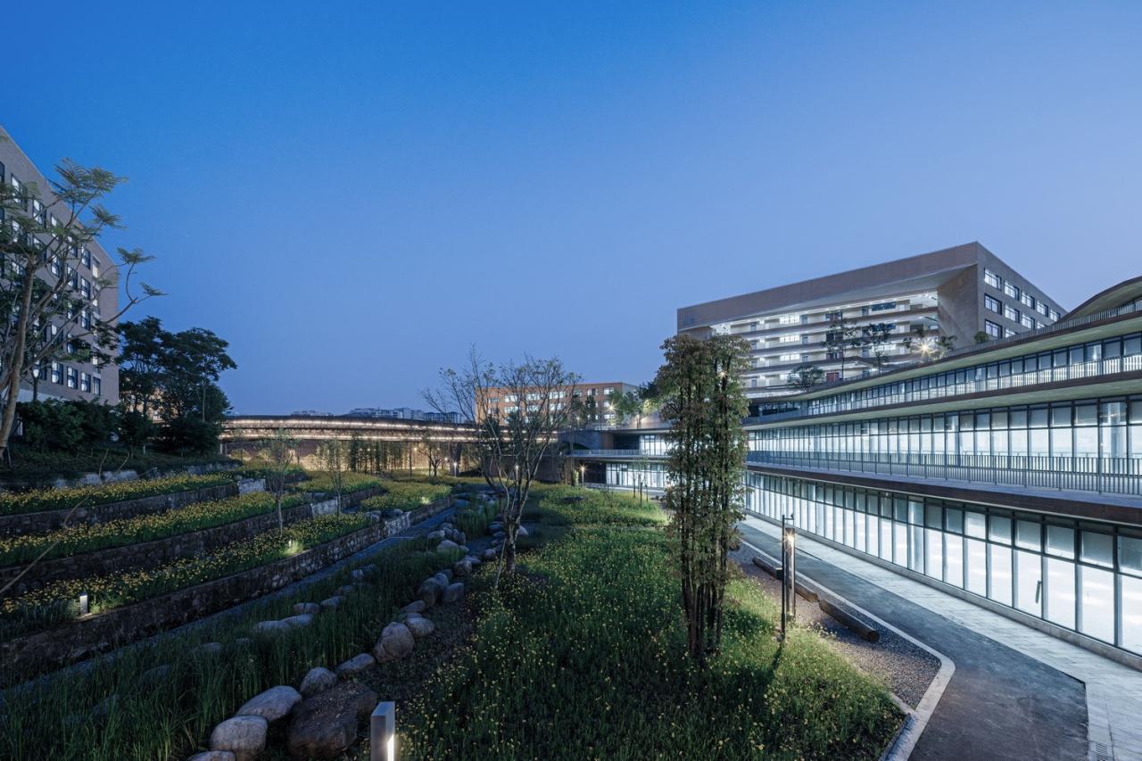 BIM建筑|西南大学附属中学两江校区:消失的高密度校园 / gad BIM建筑|西南大学附属中学两江校区:消失的高密度校园 / gad