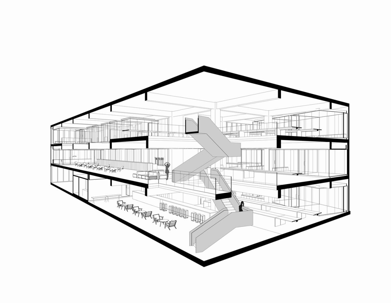 BIM建筑|将悬浮会议室引入移卡办公空间 / JSPA Design BIM建筑|将悬浮会议室引入移卡办公空间 / JSPA Design