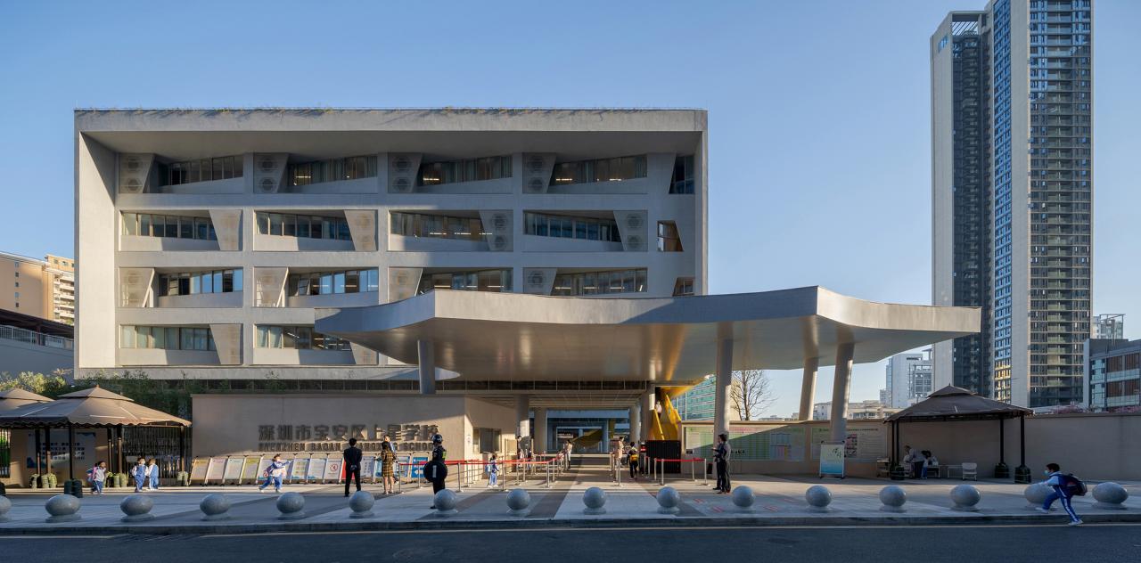 BIM建筑|深圳市宝安区上星学校 / 第伍建筑 BIM建筑|深圳市宝安区上星学校 / 第伍建筑