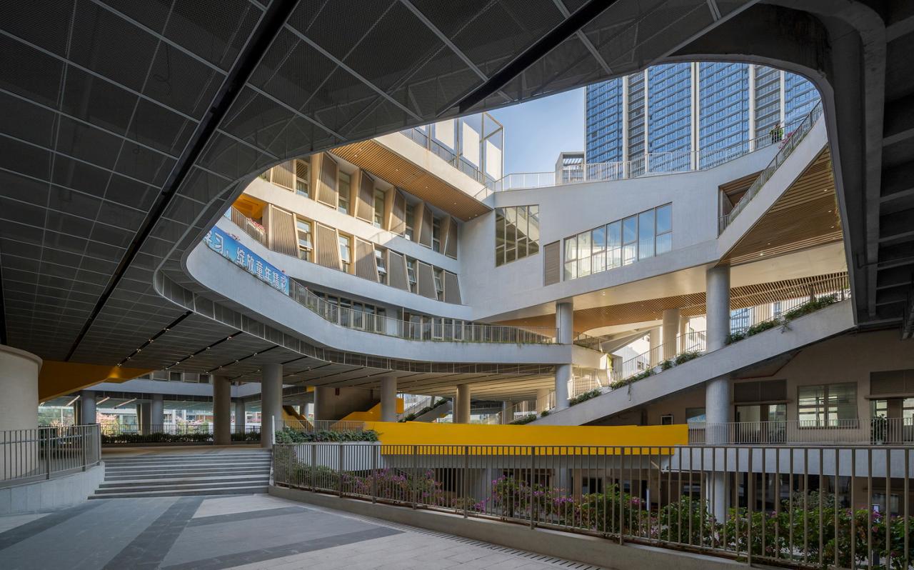 BIM建筑|深圳市宝安区上星学校 / 第伍建筑 BIM建筑|深圳市宝安区上星学校 / 第伍建筑
