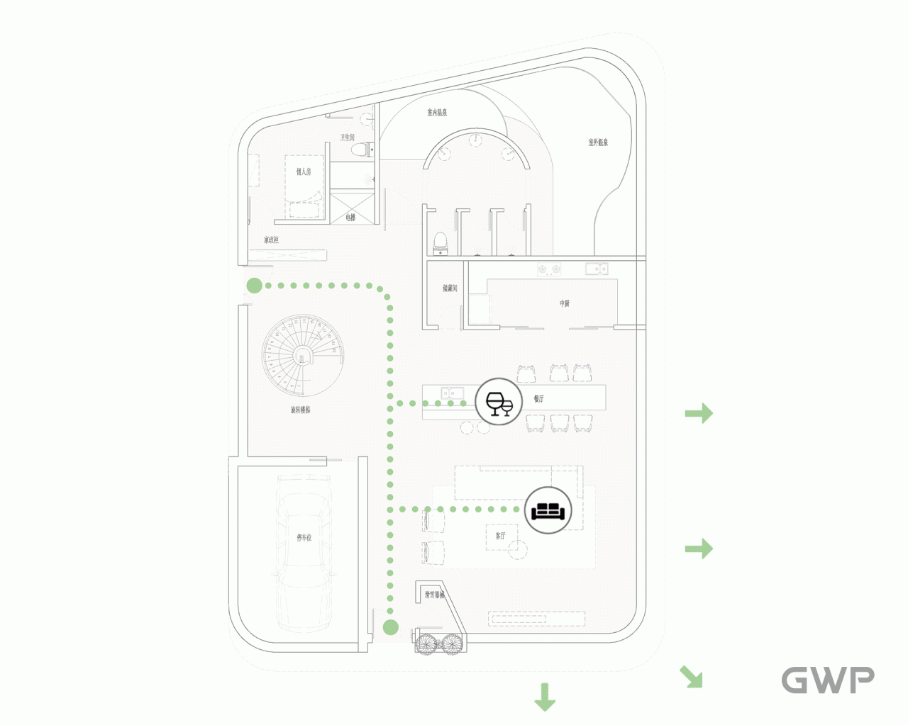 BIM建筑|云之屋·日本北海道温泉度假酒店 / GWP BIM建筑|云之屋·日本北海道温泉度假酒店 / GWP
