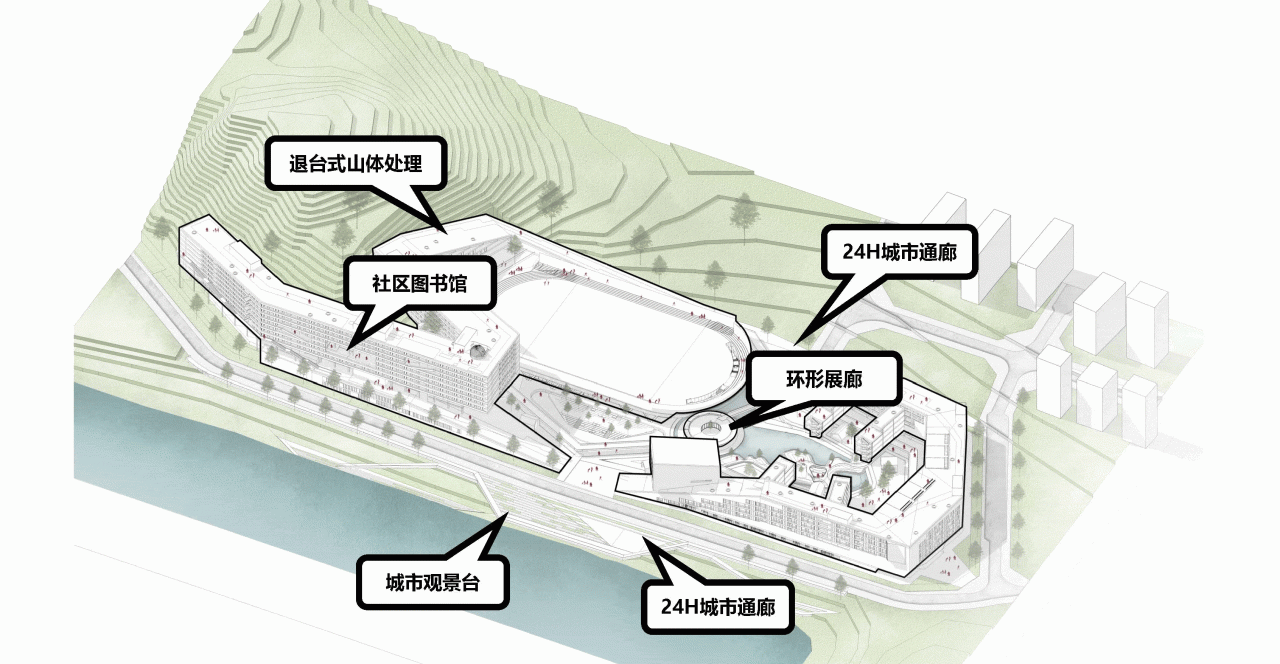 BIM建筑|“塘畔隐园”—深圳市第二十八高级中学建筑方案设计 / 一境建筑设计 BIM建筑|“塘畔隐园”—深圳市第二十八高级中学建筑方案设计 / 一境建筑设计