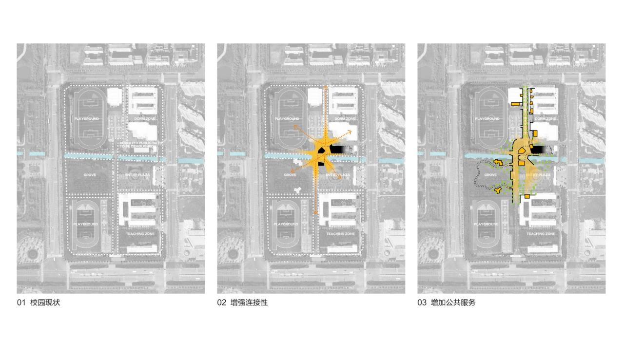 BIM建筑|桥上教学楼 - 盐城外国语学校创新中心 / 普泛建筑 BIM建筑|桥上教学楼 - 盐城外国语学校创新中心 / 普泛建筑