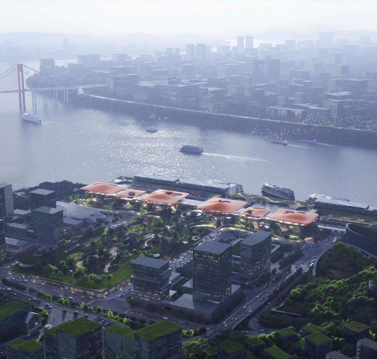 BIM建筑|“龙门吊” | MAD赢得重庆寸滩国际邮轮中心竞赛 BIM建筑|“龙门吊” | MAD赢得重庆寸滩国际邮轮中心竞赛