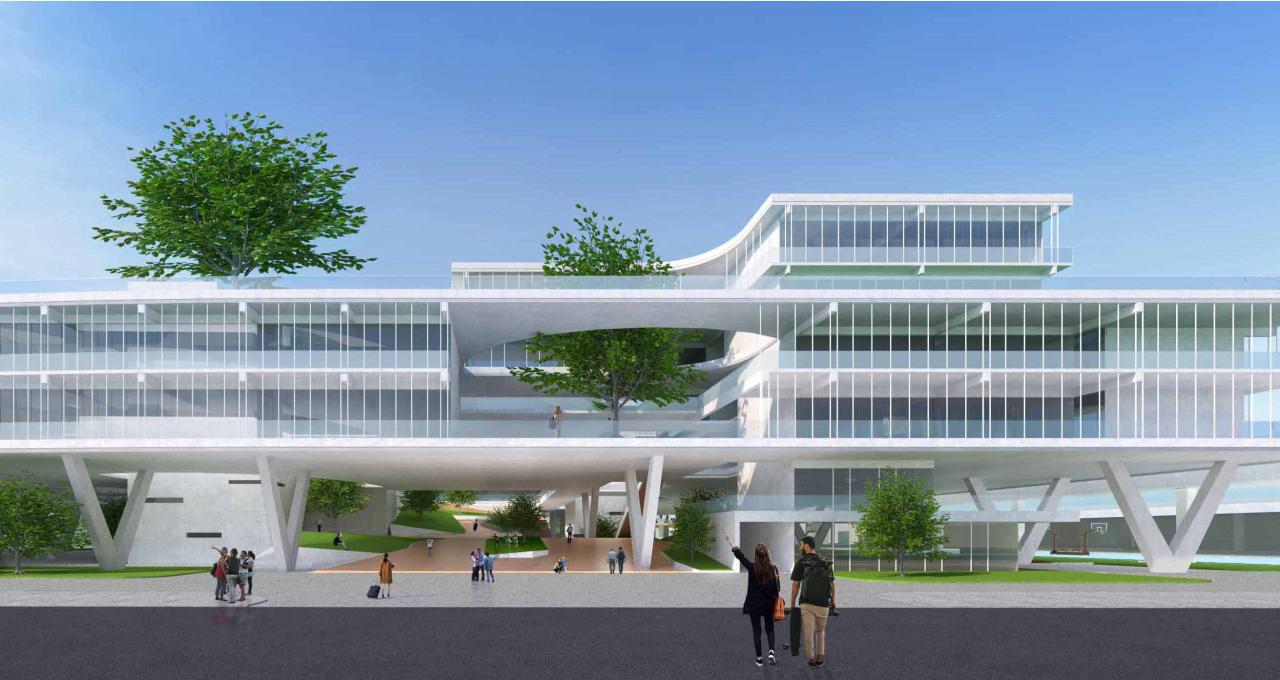 BIM建筑|山间学堂:深圳市第三十三高级中学(中标候选方案) / 上海华都建筑规划设计有限公司 BIM建筑|山间学堂:深圳市第三十三高级中学(中标候选方案) / 上海华都建筑规划设计有限公司