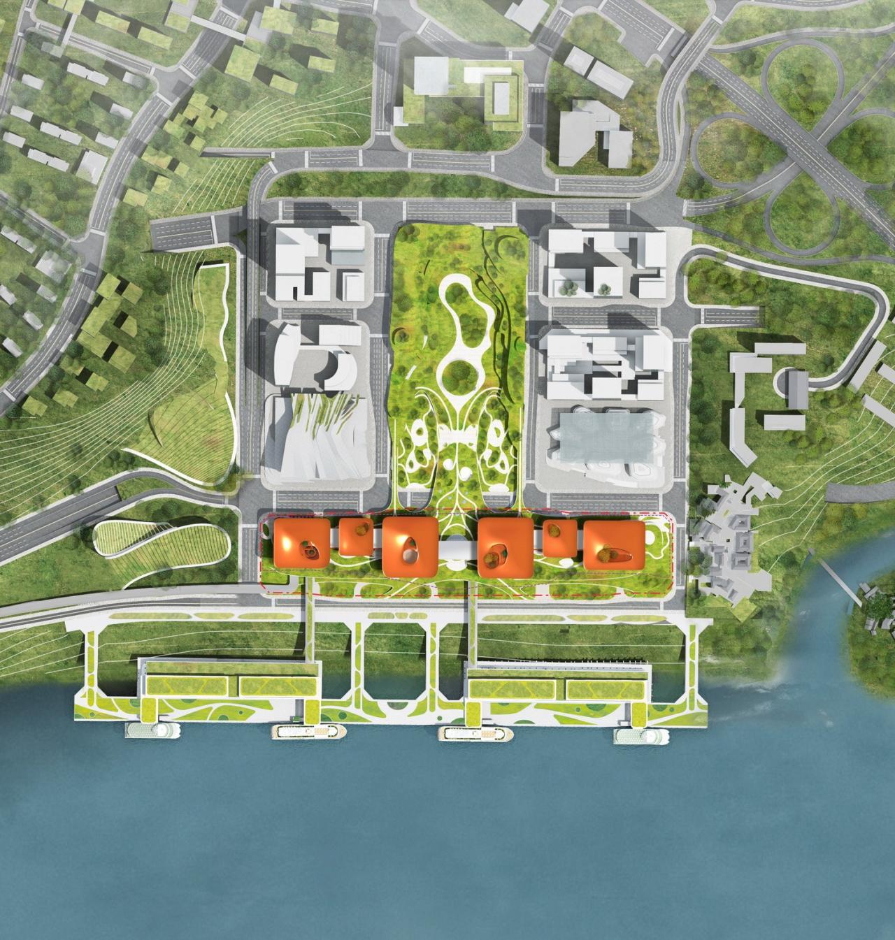 BIM建筑|“龙门吊” | MAD赢得重庆寸滩国际邮轮中心竞赛 BIM建筑|“龙门吊” | MAD赢得重庆寸滩国际邮轮中心竞赛