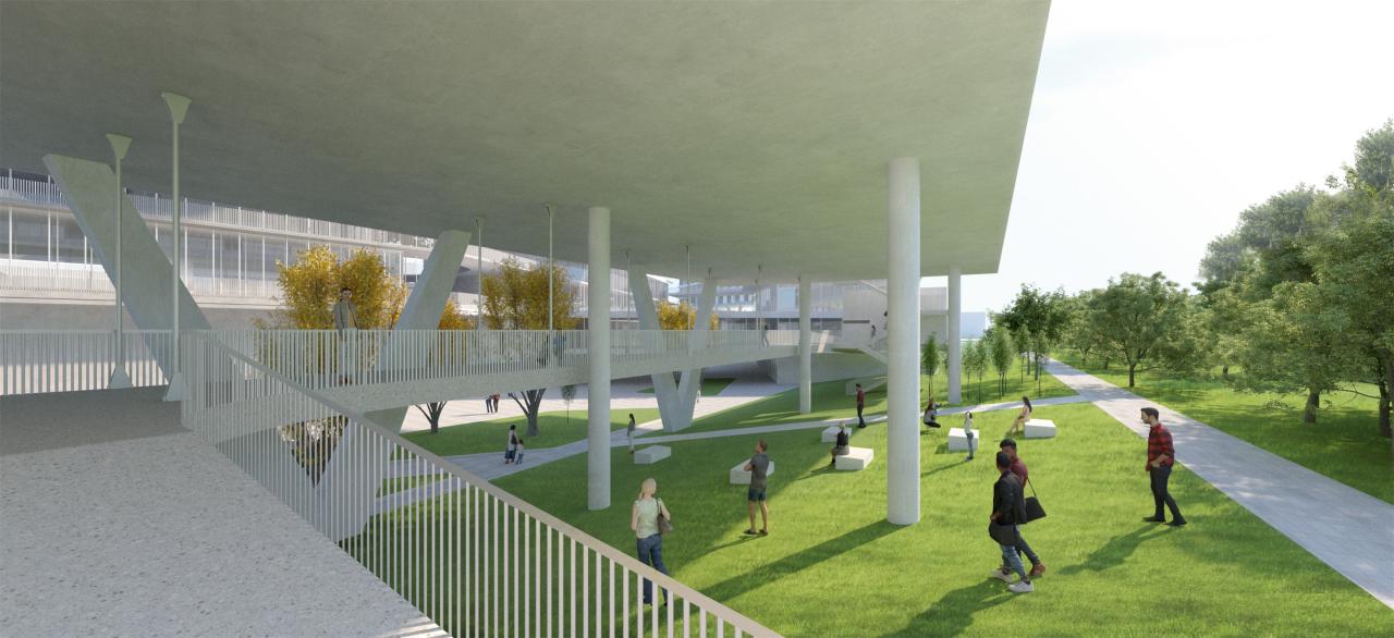 BIM建筑|山间学堂:深圳市第三十三高级中学(中标候选方案) / 上海华都建筑规划设计有限公司 BIM建筑|山间学堂:深圳市第三十三高级中学(中标候选方案) / 上海华都建筑规划设计有限公司