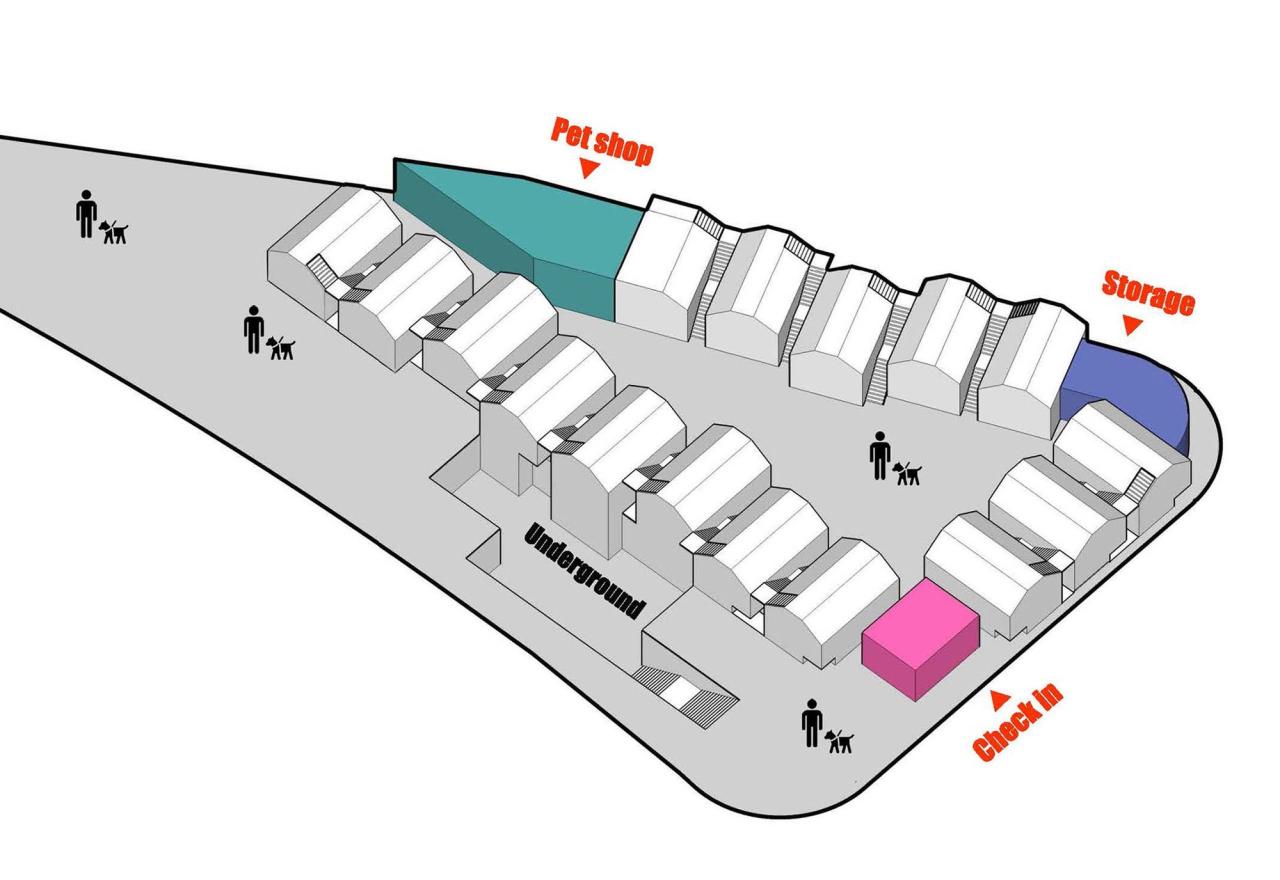 BIM建筑|宠物酒店:犬舍 / 高目建筑 BIM建筑|宠物酒店:犬舍 / 高目建筑