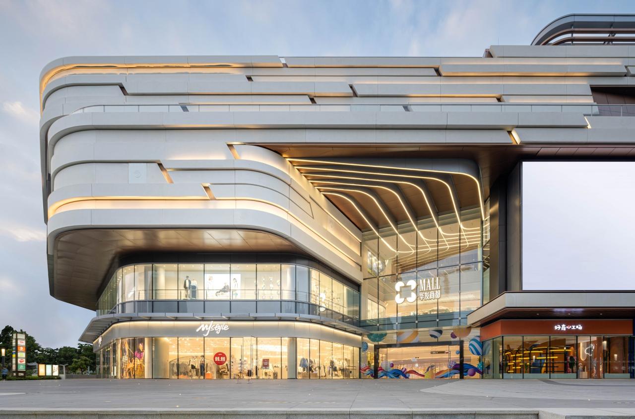 BIM建筑|湖畔购物新体验:金湾商都落成开业 / 10 Design BIM建筑|湖畔购物新体验:金湾商都落成开业 / 10 Design