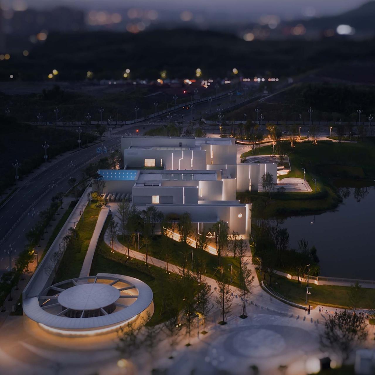 BIM建筑|特斯联科技集团人工智能城市先行区 AI PARK / 行之建筑设计工作室 BIM建筑|特斯联科技集团人工智能城市先行区 AI PARK / 行之建筑设计工作室
