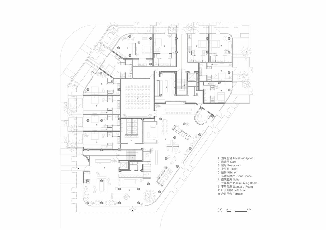 BIM建筑|阿那亚唐舍酒店 / B.L.U.E. Architecture Studio BIM建筑|阿那亚唐舍酒店 / B.L.U.E. Architecture Studio