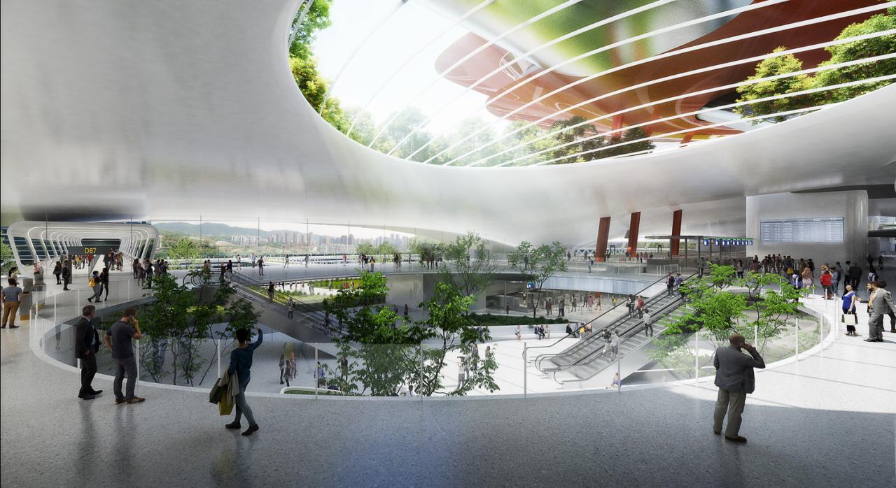 BIM建筑|“龙门吊” | MAD赢得重庆寸滩国际邮轮中心竞赛 BIM建筑|“龙门吊” | MAD赢得重庆寸滩国际邮轮中心竞赛