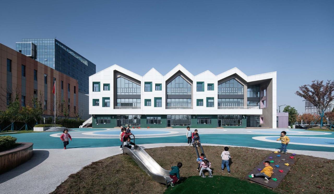 BIM建筑|南京市鼓楼幼儿园江北分园 / 东南大学建筑设计研究院 BIM建筑|南京市鼓楼幼儿园江北分园 / 东南大学建筑设计研究院