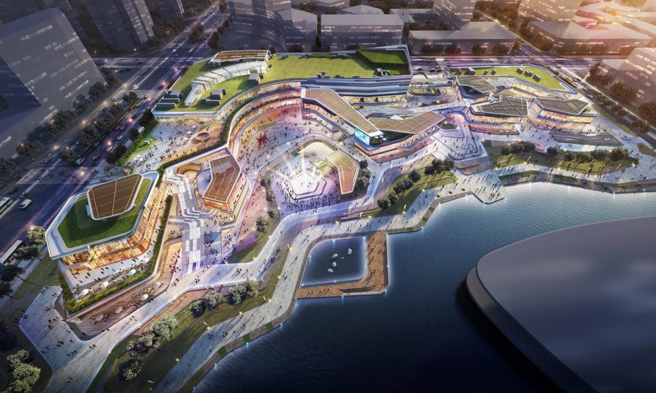 BIM建筑|湖畔购物新体验:金湾商都落成开业 / 10 Design BIM建筑|湖畔购物新体验:金湾商都落成开业 / 10 Design