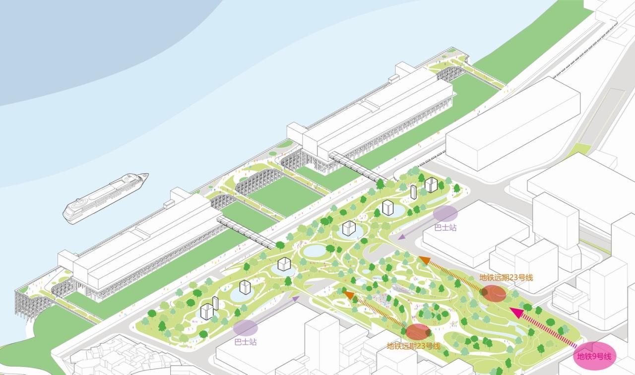 BIM建筑|“龙门吊” | MAD赢得重庆寸滩国际邮轮中心竞赛 BIM建筑|“龙门吊” | MAD赢得重庆寸滩国际邮轮中心竞赛