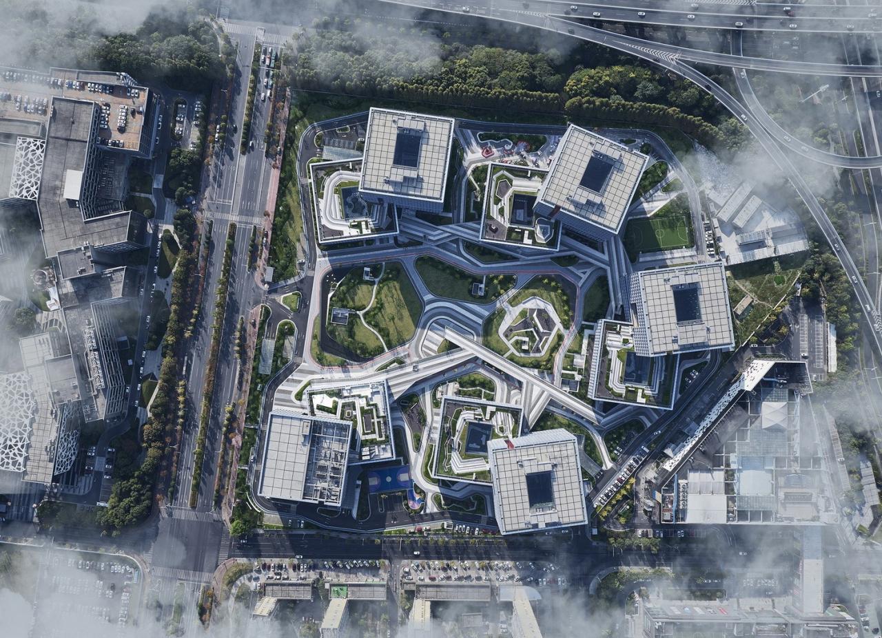 BIM建筑|阿里巴巴杭州软件生产基地二期 / 浙江省建筑设计研究院 BIM建筑|阿里巴巴杭州软件生产基地二期 / 浙江省建筑设计研究院