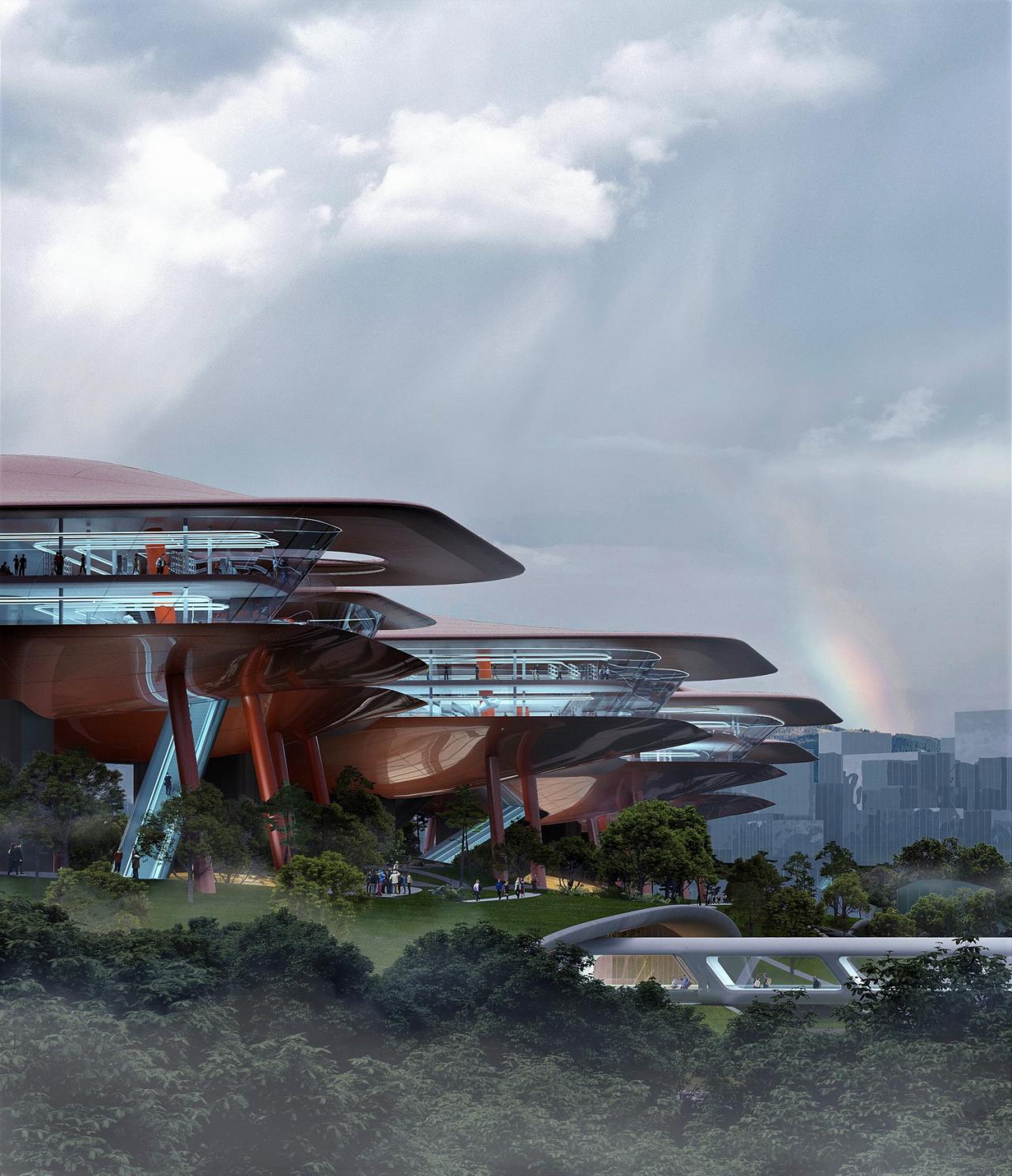 BIM建筑|“龙门吊” | MAD赢得重庆寸滩国际邮轮中心竞赛 BIM建筑|“龙门吊” | MAD赢得重庆寸滩国际邮轮中心竞赛