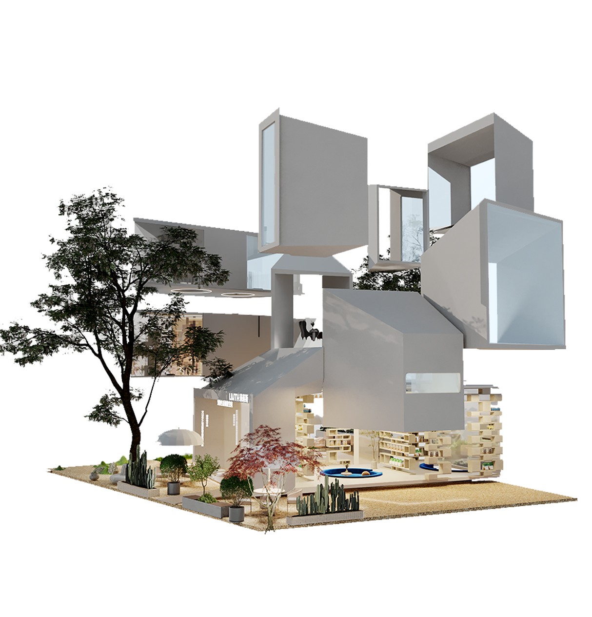BIM建筑|上海云间粮仓 “人民河畔悬浮的太空盒”LILITH莉莉斯小屋 / DCDSAA淀川建筑事务所 BIM建筑|上海云间粮仓 “人民河畔悬浮的太空盒”LILITH莉莉斯小屋 / DCDSAA淀川建筑事务所