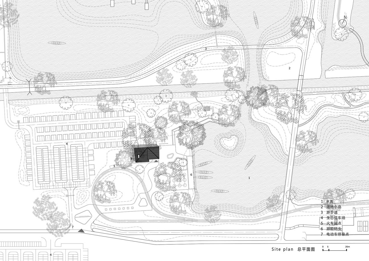 BIM建筑|富阳·阳陂湖湿地接待中心 / 尌林建筑设计事务所 BIM建筑|富阳·阳陂湖湿地接待中心 / 尌林建筑设计事务所
