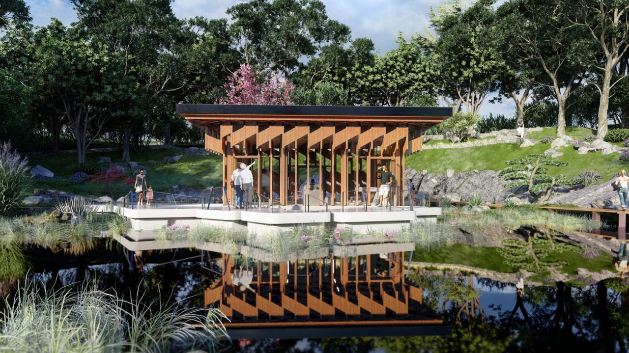 BIM建筑|天府栖岸——观鸟屋 / 蜂蜜景观工坊 BIM建筑|天府栖岸——观鸟屋 / 蜂蜜景观工坊