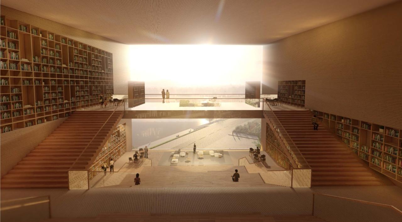 BIM建筑|“塘畔隐园”—深圳市第二十八高级中学建筑方案设计 / 一境建筑设计 BIM建筑|“塘畔隐园”—深圳市第二十八高级中学建筑方案设计 / 一境建筑设计