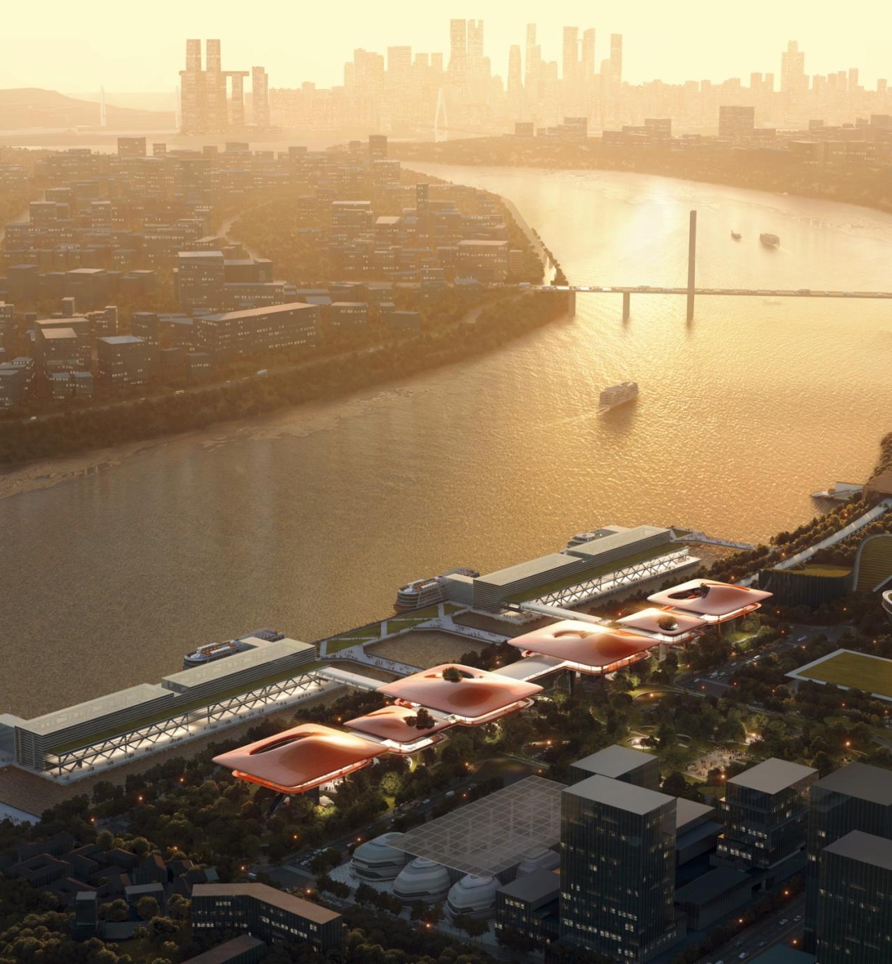 BIM建筑|“龙门吊” | MAD赢得重庆寸滩国际邮轮中心竞赛 BIM建筑|“龙门吊” | MAD赢得重庆寸滩国际邮轮中心竞赛