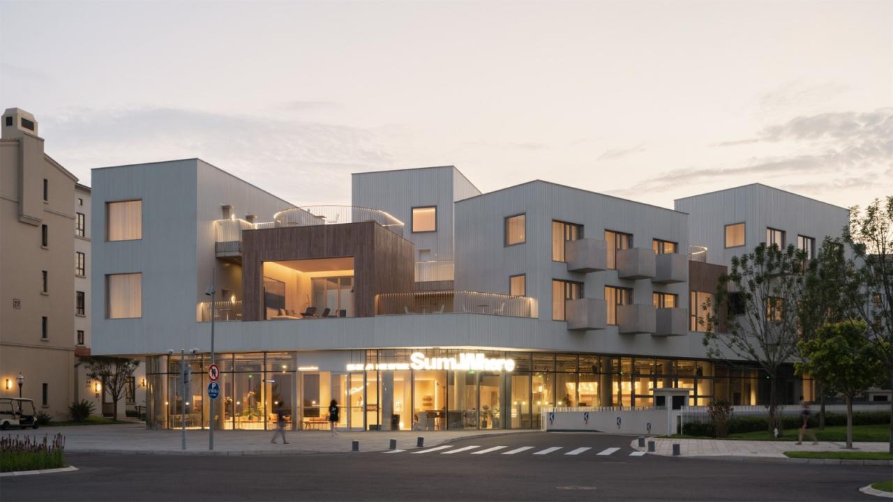 BIM建筑|阿那亚唐舍酒店 / B.L.U.E. Architecture Studio BIM建筑|阿那亚唐舍酒店 / B.L.U.E. Architecture Studio