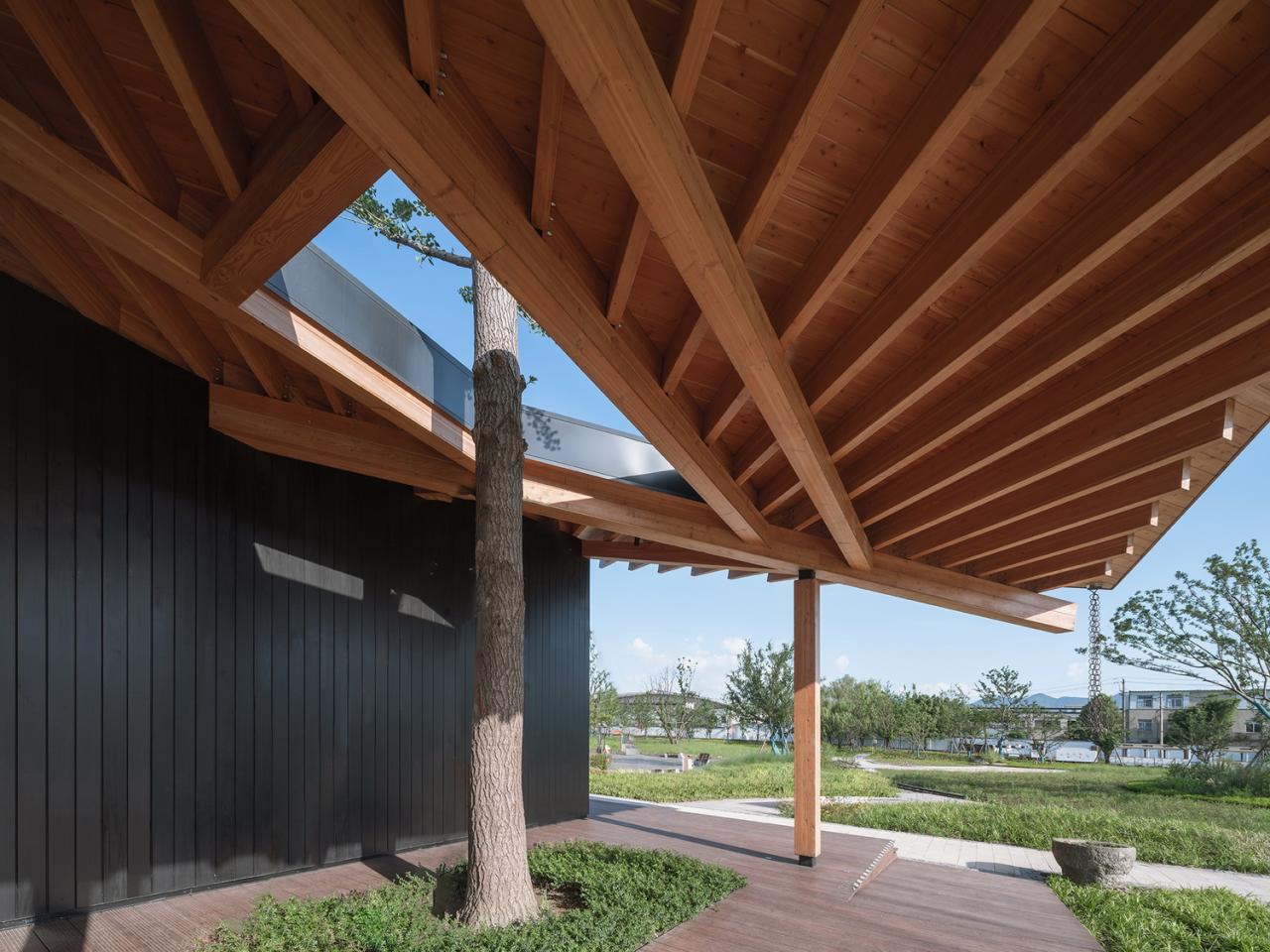 BIM建筑|富阳·阳陂湖湿地接待中心 / 尌林建筑设计事务所 BIM建筑|富阳·阳陂湖湿地接待中心 / 尌林建筑设计事务所